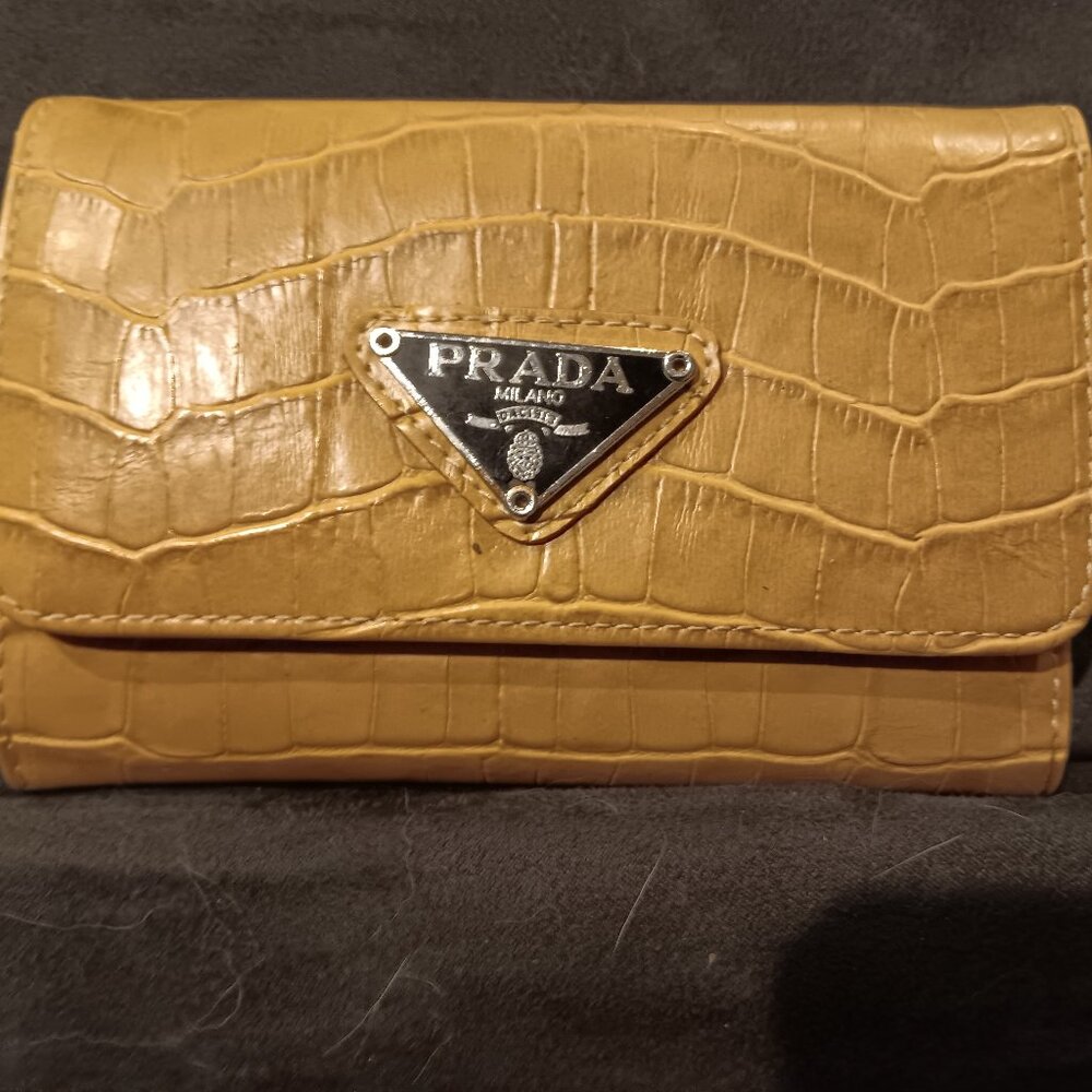 Vintage Prada Crocodile Ladies Wallet